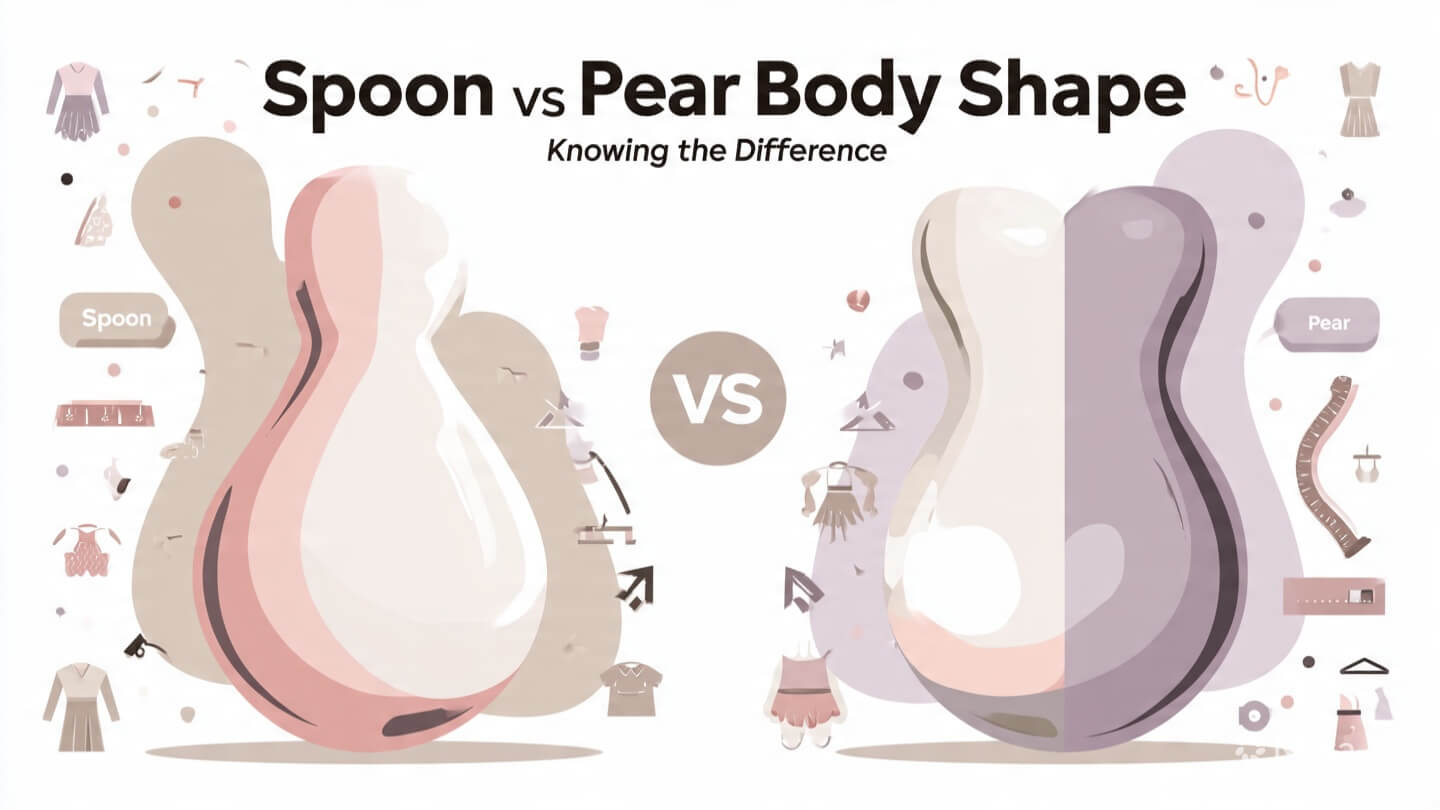Spoon vs Pear Body Shape: Knowing the Difference
